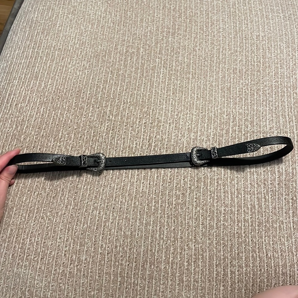 Double buckle belt